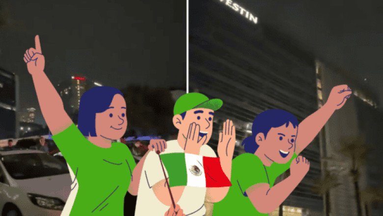 ¡No los dejaron dormir! Afición mexicana lleva "serenata" a Ecuador (VIDEO)
