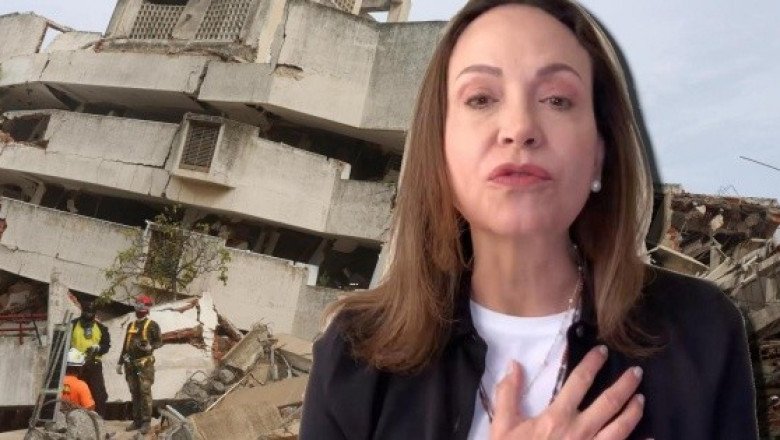 María Corina Machado critica respuesta del gobierno de Venezuela tras terremotos