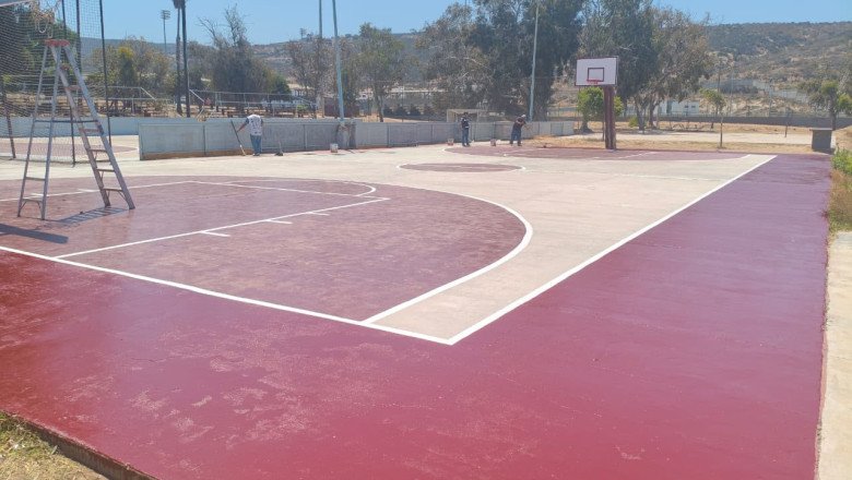 Interviene Ayuntamiento de Ensenada en 8 espacios deportivos
