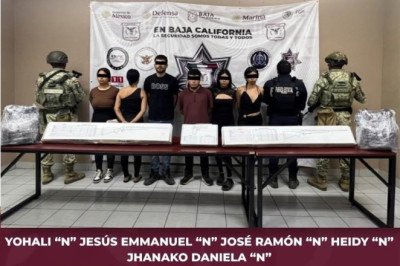 Detiene Fuerza Estatal a seis personas eb poder de armas de fuego