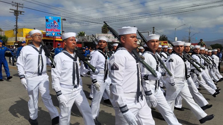 Participa SEMAR en el Desfile Cívico-Militar con motivo del CCXVI Aniversario de la Independencia de México
