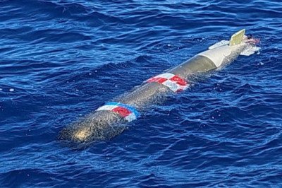 Torpedo de prácticas recuperado por personal naval, no representaba un peligro