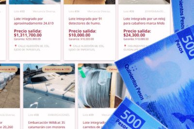INDEP subastará joyería, aeronaves, embarcaciones y vehículos