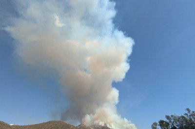 Siguen trabajos para controlar incendio forestal en San Antonio Necua