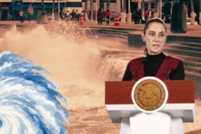 Sheinbaum llama a localidades costeras a resguardarse por los efectos de "Simon"