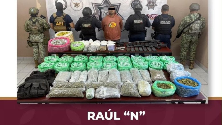 Detiene Fuerza Estatal al "Negro Pimentel” con más de 50 mil dosis  de droga y armas de fuego