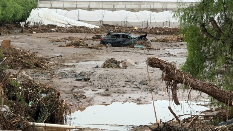 Inicia con retiro de vehículos siniestrados tras la tormenta Rachel