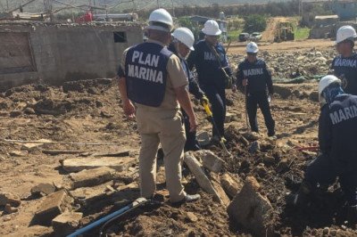 La Segunda Zona Naval continua realizando labores de apoyo en Maneadero,